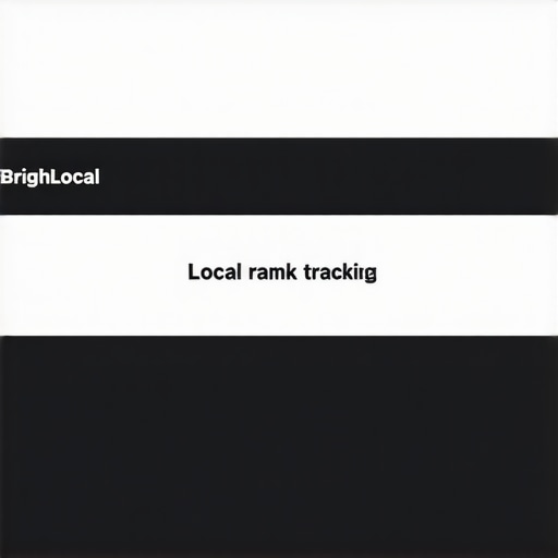 BrightLocal dashboard displaying local search rankings