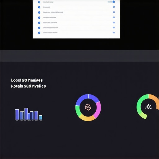 Screenshot of local SEO platform displaying rankings, citations, and reviews management tools