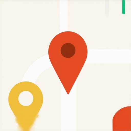 Diagram showing steps for improving Google Maps ranking with local SEO tactics.