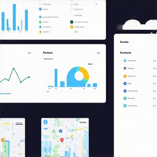 A screenshot of a local SEO tool showing rankings, reviews, and citation data.
