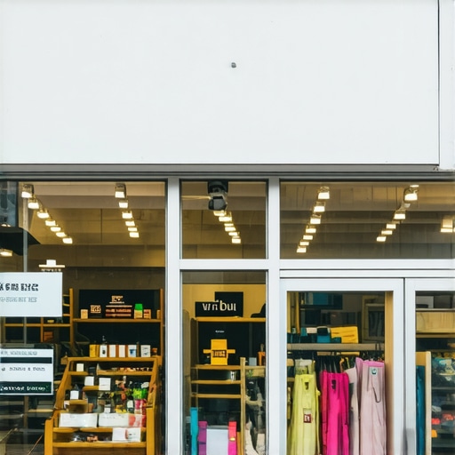 A vibrant storefront with professional signage and inviting atmosphere.