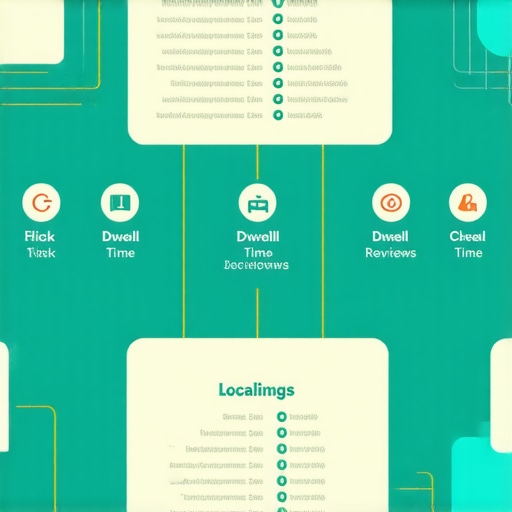 Infographic illustrating how user engagement affects Google Maps local pack rankings.