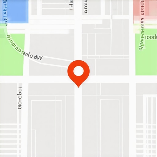 A stylized digital map showing layers of signals for local SEO enhancement.