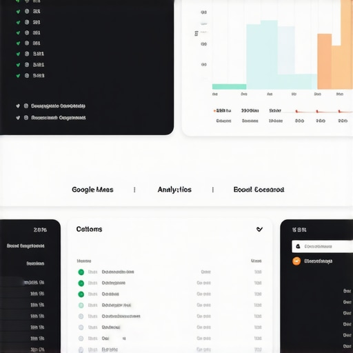 Dashboard monitoring local pack signals, sensor data, and rankings in real-time for Google Maps optimization.