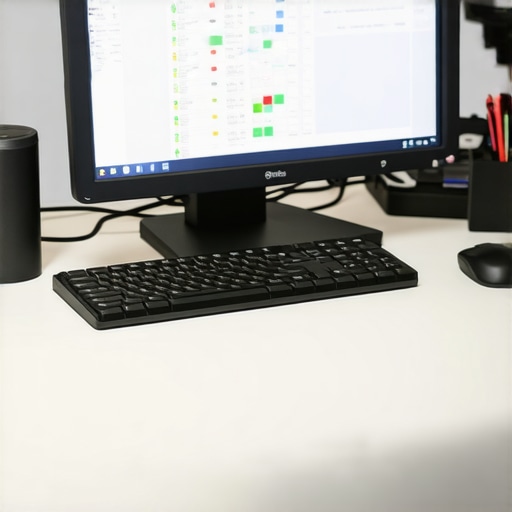 Screen showing GPS emulators and analytics software used for local SEO