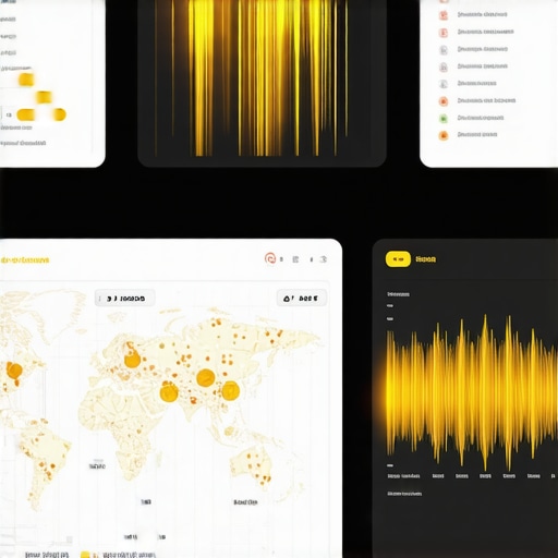 A digital visualization of advanced local SEO signals and foot traffic data influencing 3-pack rankings.