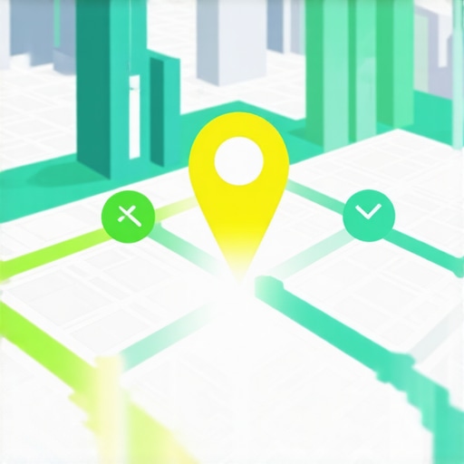 A digital map grid showing local 3-pack ranking performance and maintenance metrics for a local business.