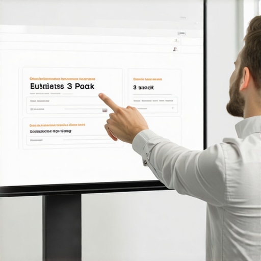 A professional screen showing local map search results with the top three businesses highlighted.