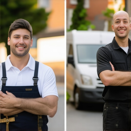 Comparison of real local business photos and stock images to show how authenticity impacts Google Maps ranking.