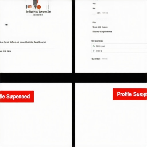 A comparison of a healthy Google Business Profile versus one penalized for keyword stuffing.