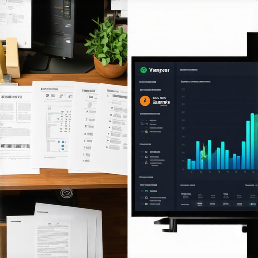 A comparison between messy business data and a clean Google Maps ranking dashboard.