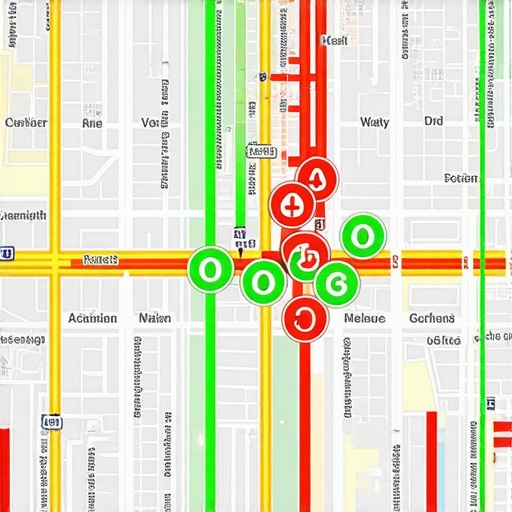 A visual map showing rank 3 pack performance across different geographic coordinates using a grid tracker tool.