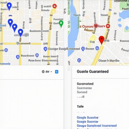 Comparison showing focused local map ranking versus a diluted service area.