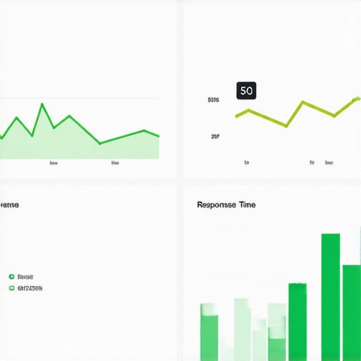 A chart showing how faster review response times correlate with higher Google Maps rankings.