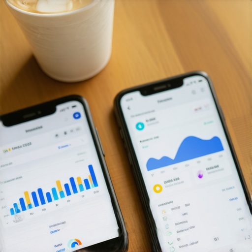 Local SEO Audit Tools and Daily Checklist A smartphone showing a local pack optimization checklist next to a desktop monitor with ranking charts.