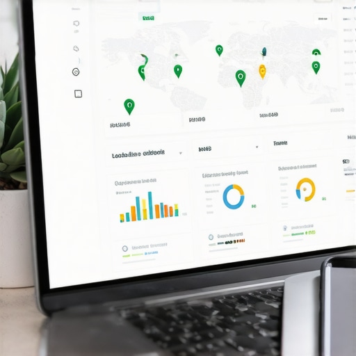 A professional workspace showing tools used for local pack optimization and map ranking tracking.