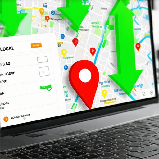A screen showing local map ranking improvements and tracking data for a 3-pack boost.
