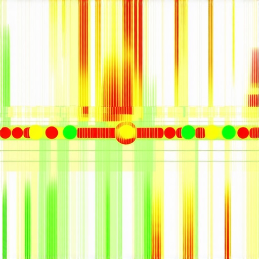 A visual representation of local search rankings using a grid-based heat map tool to track map pack performance.