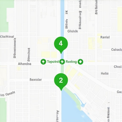 A digital map showing green rank tracking markers for 3-pack optimization success.