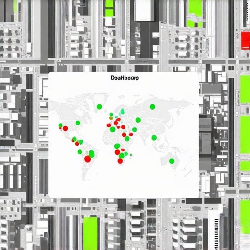 A visualization showing how local 3-pack rankings change based on the searcher's physical location.