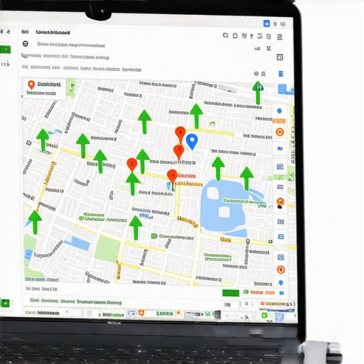 A detailed local search ranking dashboard showing business performance in the Google 3-pack.