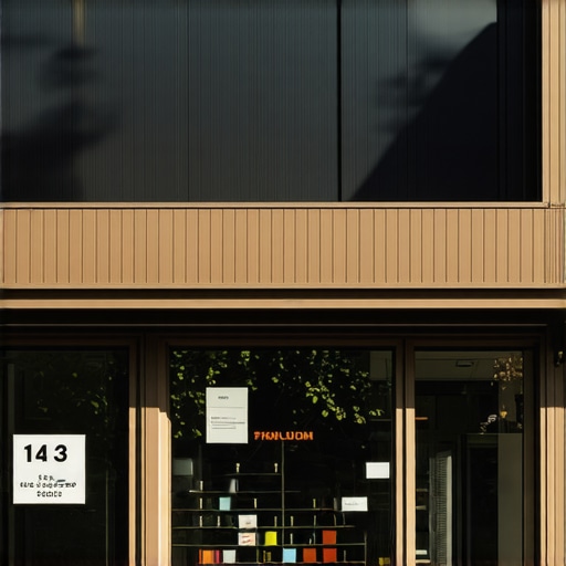 Modern business storefront verification for Google Maps A clear, well-lit storefront with visible signage used to boost local 3 pack ranking