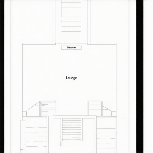 A labeled 2D floor plan of a business layout to improve local SEO visibility.