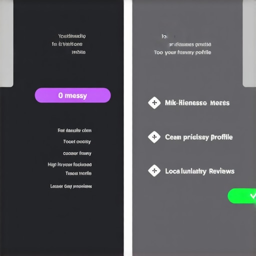 Optimizing Categories for Local Map Success A visual comparison between a diluted business profile and a high-performing focused local pack profile.