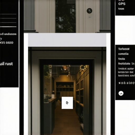 A visual representation of smartphone photo metadata and GPS coordinates being uploaded to a Google Business Profile.