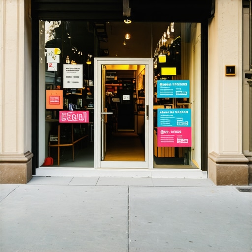 A camera screen displaying GPS geotag metadata on a business photo to improve local pack ranking.