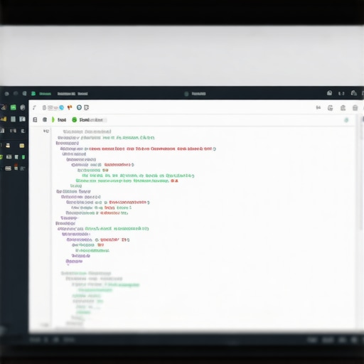 Optimizing local business schema code A screenshot showing JSON-LD code for local SEO optimization including geo coordinates and business type.