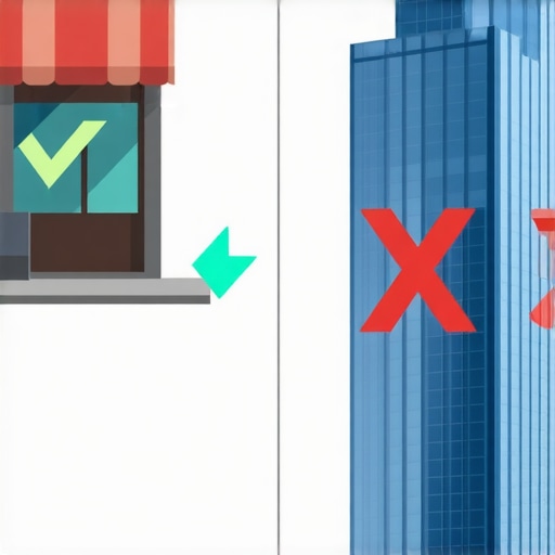 A comparison of physical business locations versus shared office spaces for Google Maps ranking.