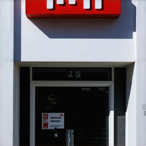 A professional storefront with a clear sign used for Google Maps verification and local ranking.