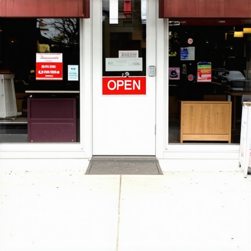 A real-world example of an optimized storefront photo for Google Maps visibility
