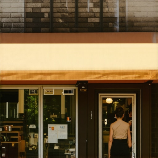 Small business storefront with visible signage to improve local pack ranking
