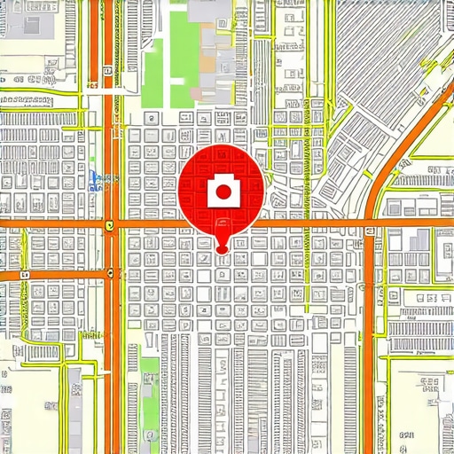 A map showing a small concentrated ranking area versus a large diluted service area.