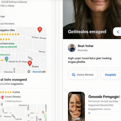 Comparison of local pack ranking factors showing engagement over review volume