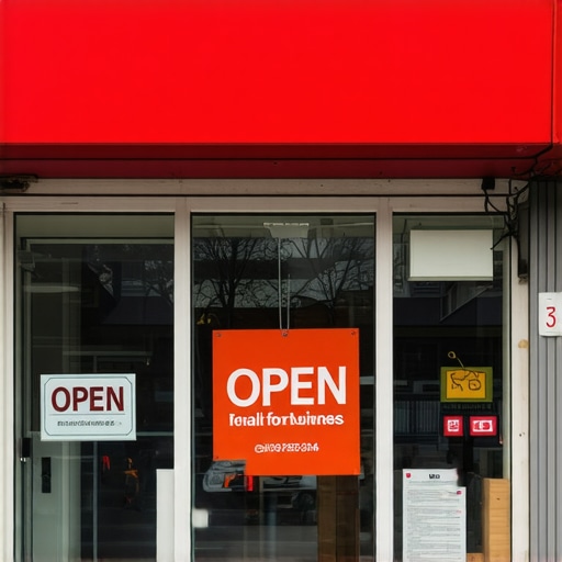 Authentic business storefront showing clear signage and physical location proof for local SEO