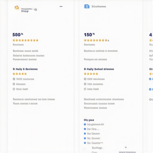 Comparison of a Google Maps 3-pack showing quality reviews outranking volume.