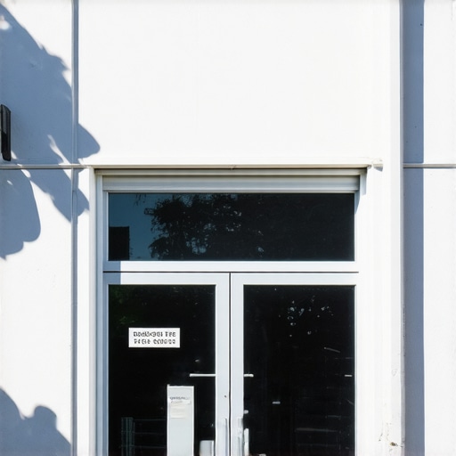 Seasonal Storefront Photo for Local SEO A clean business storefront with professional signage captured for Google Maps fresh content updates.