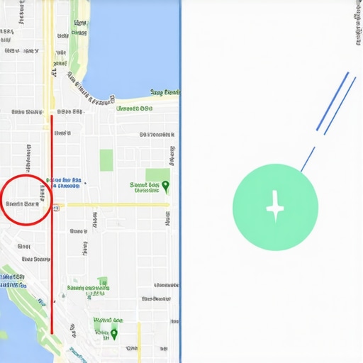 Comparison of a wide service area vs a concentrated service area for local pack ranking