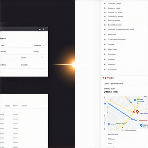 Visual representation of how website SEO and Google Maps 3-Pack rankings are interconnected through data synchronization.