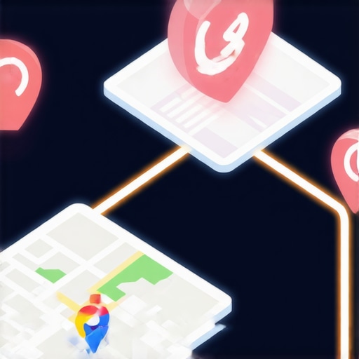 Diagram showing how high organic website rankings contribute to appearing in the Google Maps 3-pack.