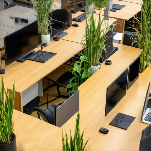 A busy coworking office showing multiple businesses at one address