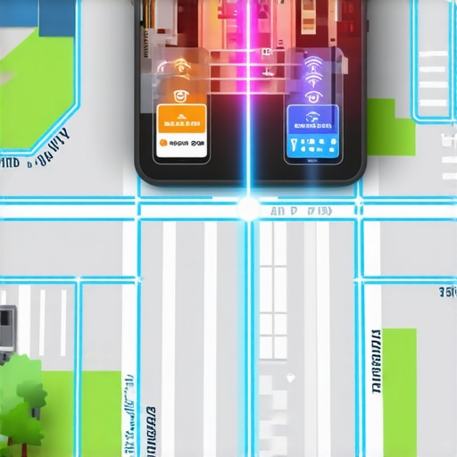 Visual representation of Wi-Fi density and proximity signals in Google Maps ranking
