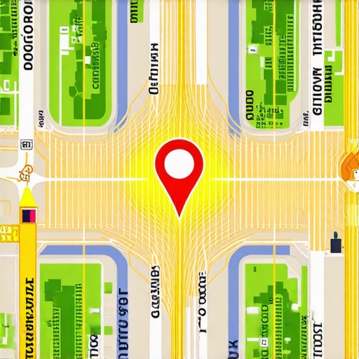 A digital map showing how local search signals expand a business's visibility in the 3-pack.