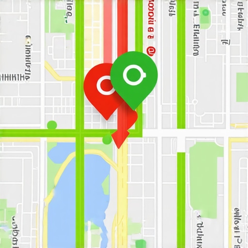Local SEO rank tracking heatmap showing 3-pack visibility.