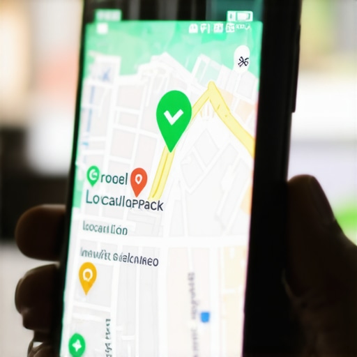 Smartphone screen displaying Google Maps 3-pack search results with varying visibility
